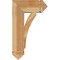 Ekena Millwork Thorton Arts & Crafts Rough Sawn Bracket, Western Red Cedar, 6"W x 18"D x 30"H BKT06X18X30THR03RWR - alternate 3